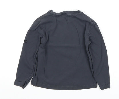 Regatta Boys Black Graphic Long Sleeve T-Shirt 3-4 Years
