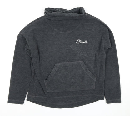 Dare 2B Boys Grey High Neck Pullover Sweatshirt with Logo