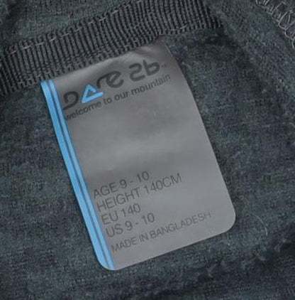 Dare 2B Boys Grey High Neck Pullover Sweatshirt with Logo