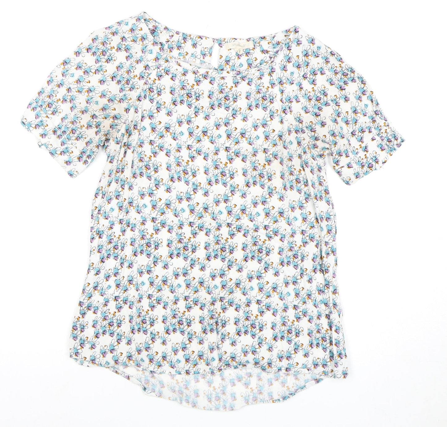 Womens UK Size 8 White Stuff Multicoloured Basic Blouse