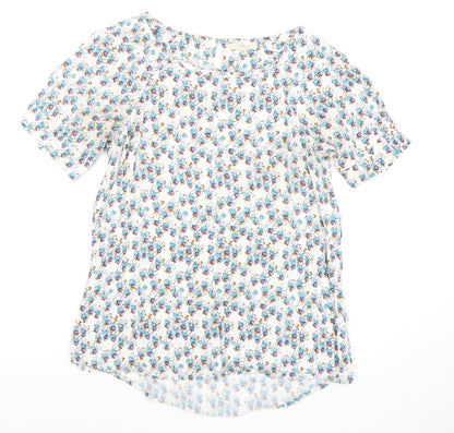 Womens UK Size 8 White Stuff Multicoloured Basic Blouse