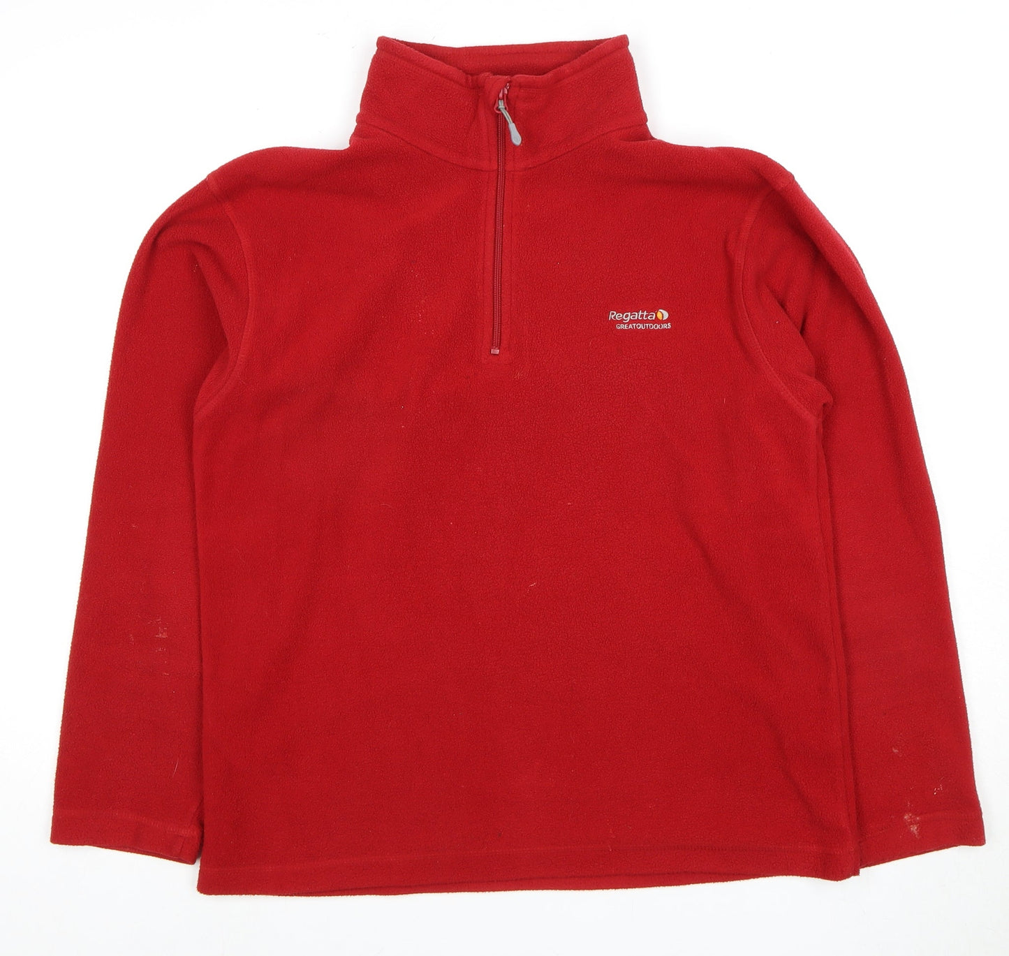 Mens UK Size M Regatta Red 1/2 Zip Sweatshirt