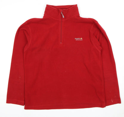 Mens UK Size M Regatta Red 1/2 Zip Sweatshirt