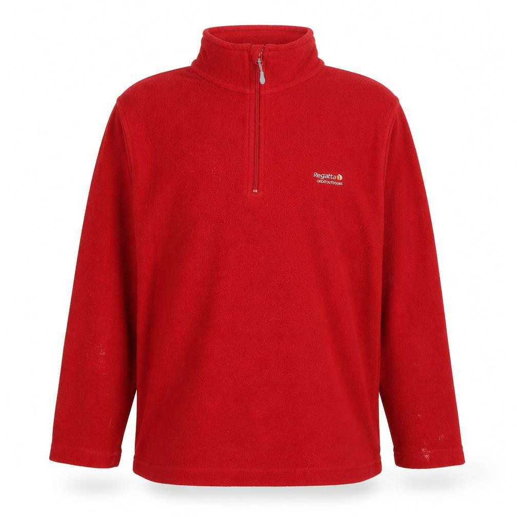 Mens UK Size M Regatta Red 1/2 Zip Sweatshirt