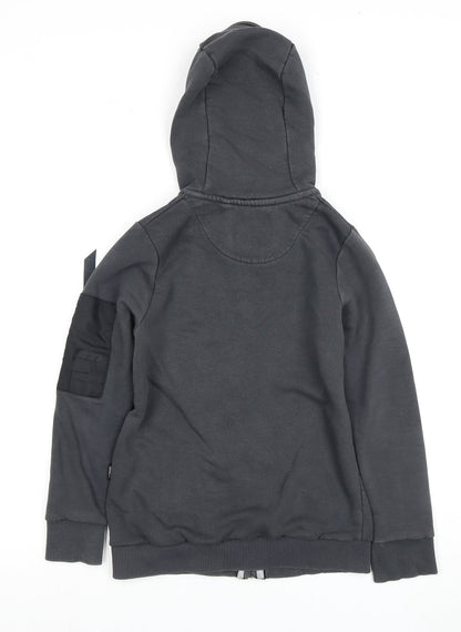 Sonneti Boys Grey Full Zip Hoodie 8-10 Years with Hood