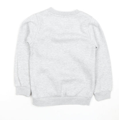 McKenzie Boys Grey Sweatshirt 7-8 Years Crew Neck