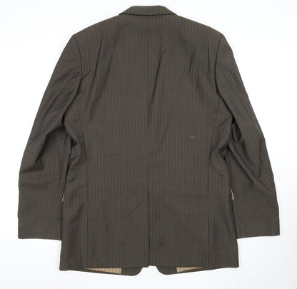 Mens UK Size 40 HUGO BOSS Regular Brown Suit Jacket
