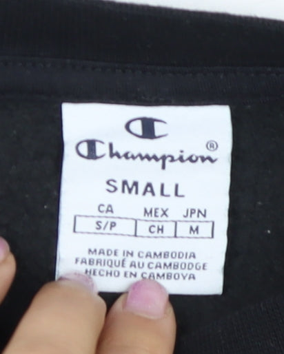 Champion Women’s Black Pullover Sweatshirt, Size S