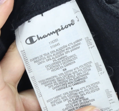 Champion Women’s Black Pullover Sweatshirt, Size S