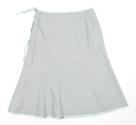 Women's Boden Multicoloured Flare Skirt, Size 14