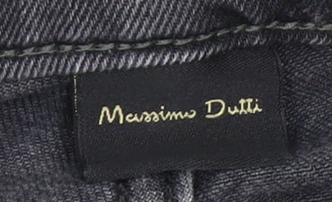 Massimo Dutti Women's Black Straight Jeans Size 10