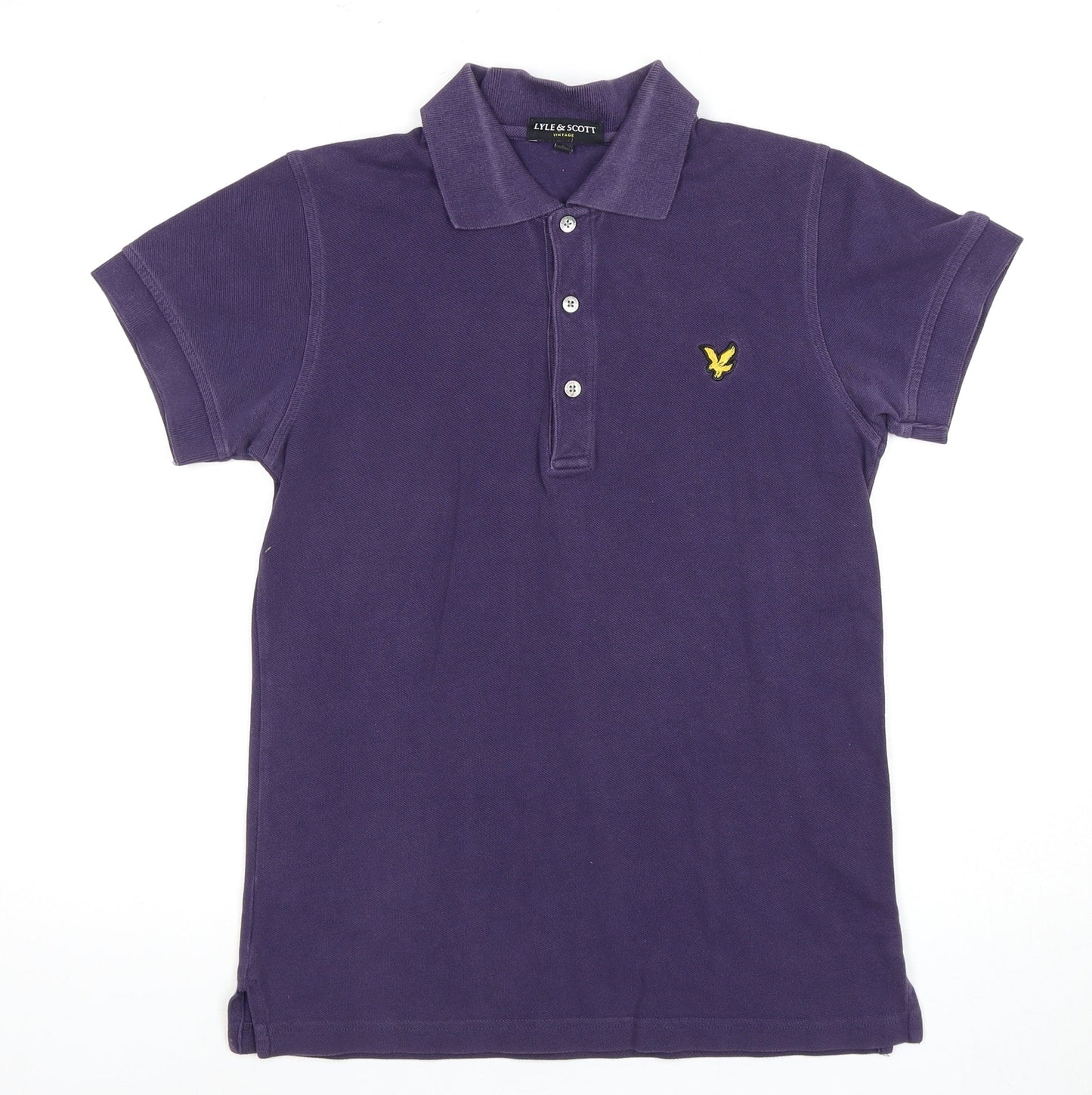 Lyle & Scott Men's Purple Polo Shirt Size S