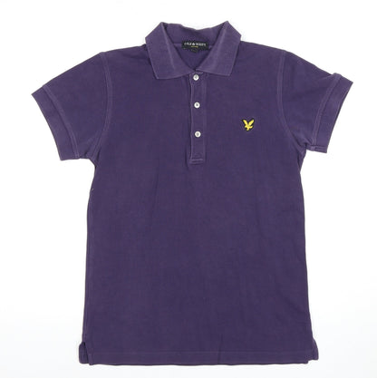 Lyle & Scott Men's Purple Polo Shirt Size S