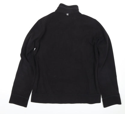Champion Unisex Black Medium Pullover Sweatshirt