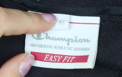 Champion Unisex Black Medium Pullover Sweatshirt