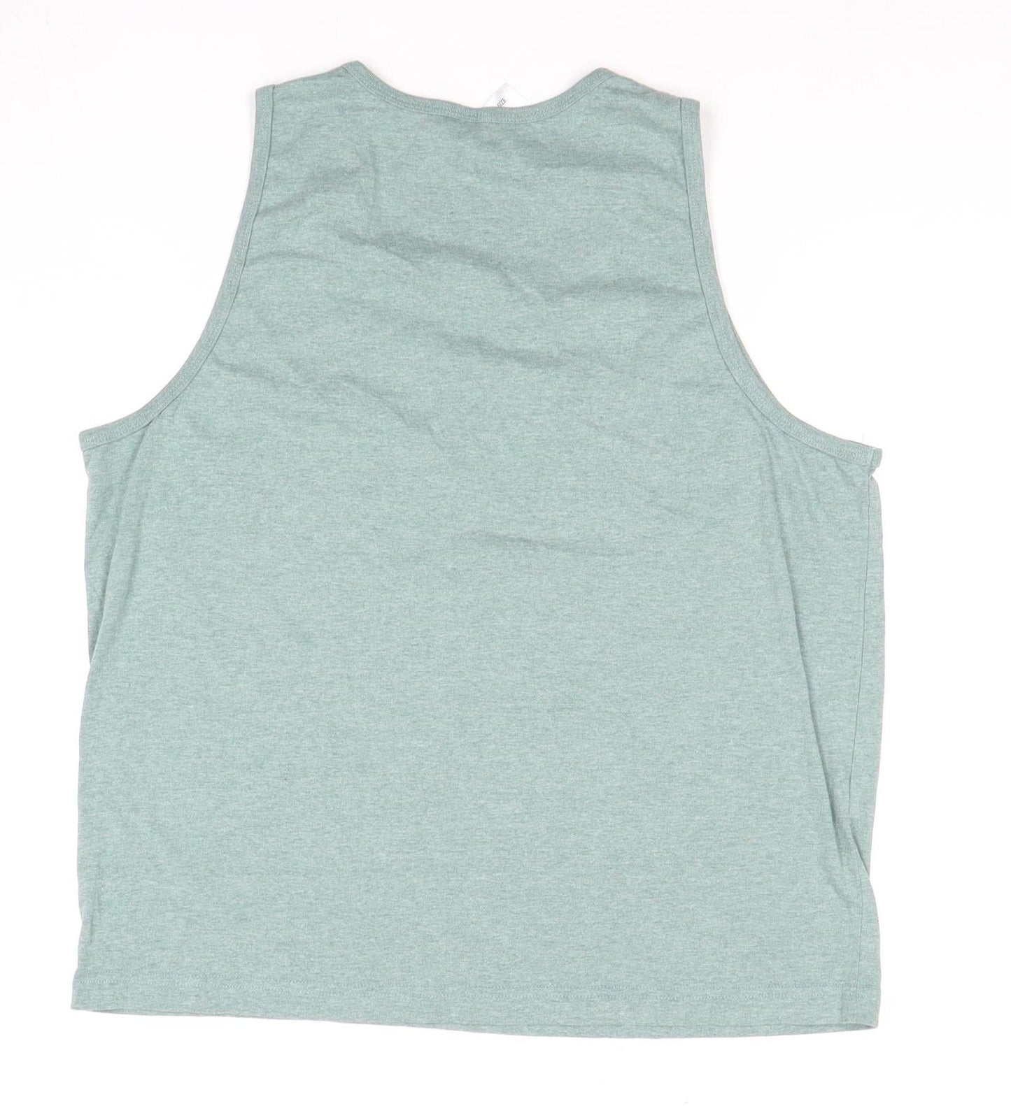 Thomas Nash Men's Green Sleeveless T-Shirt L