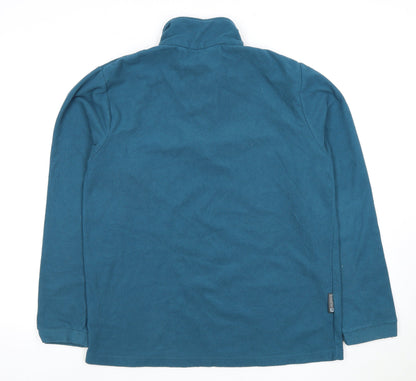 Mountain Essentials Men's Blue 1/4 Zip Hoodie M