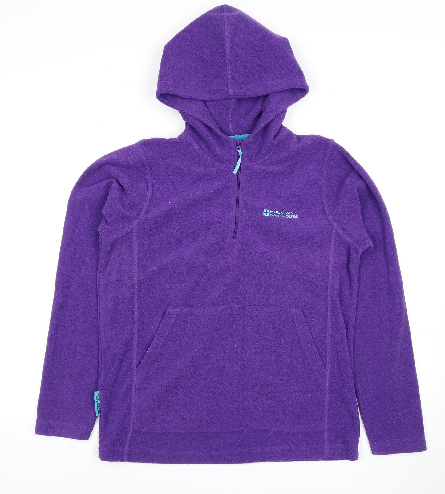 Mountain Warehouse Girls Purple Fleece Hoodie, Size 14