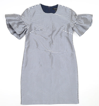 Banana Republic Women's Navy Stripe Petite Bodycon Dress