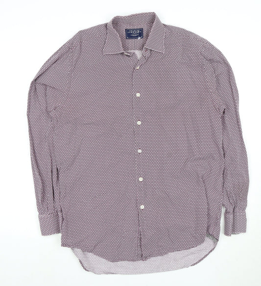 Mens UK Collar Size M Charles Tyrwhitt Smart Purple  Dress Shirt