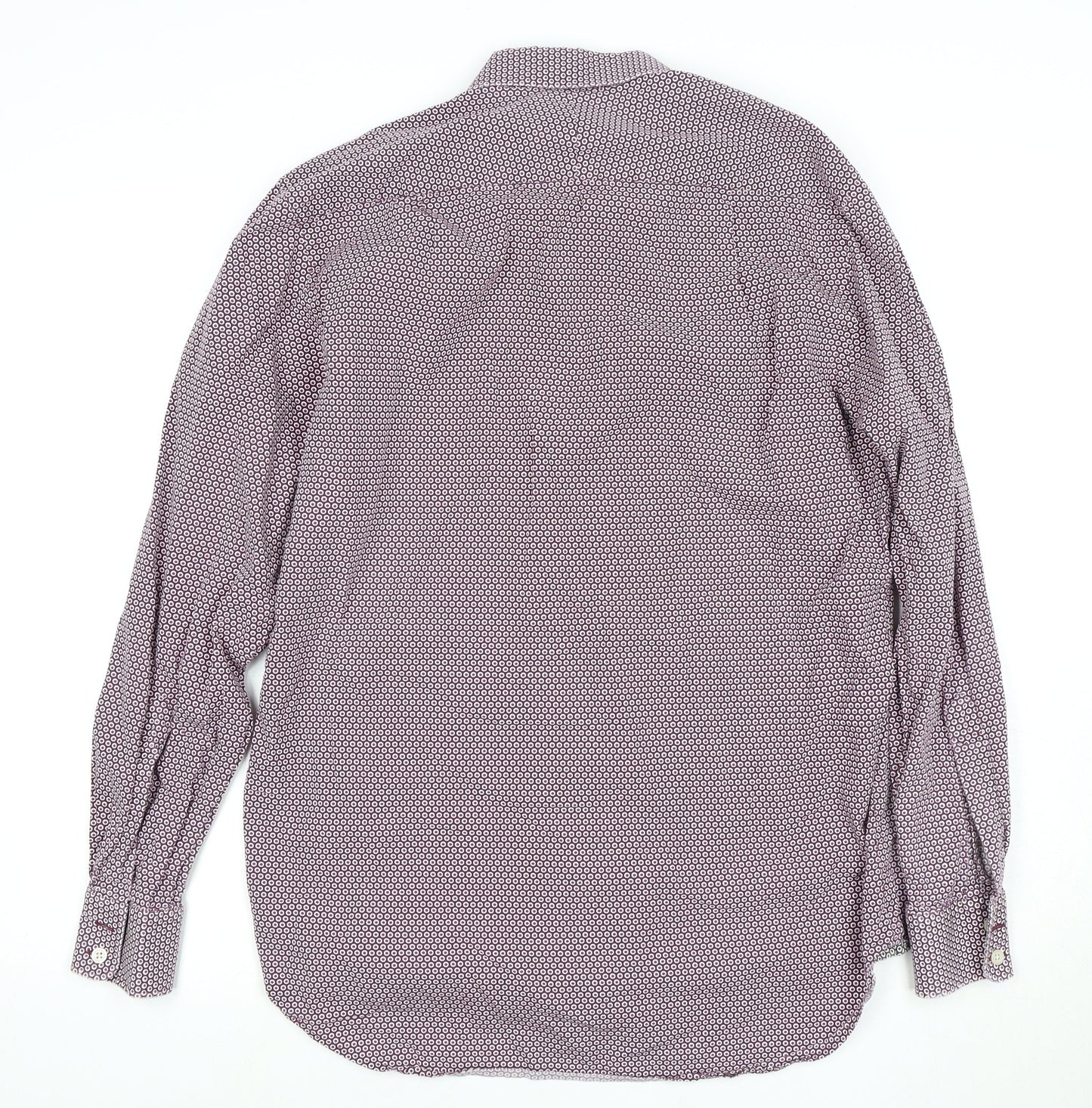 Mens UK Collar Size M Charles Tyrwhitt Smart Purple  Dress Shirt