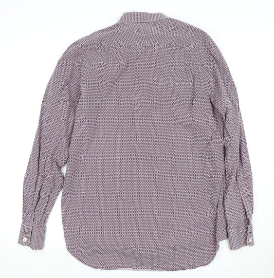 Mens UK Collar Size M Charles Tyrwhitt Smart Purple  Dress Shirt