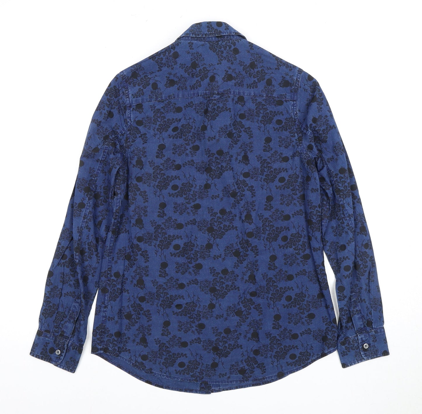 Mens UK Collar Size 6 Boden Smart Blue  Dress Shirt