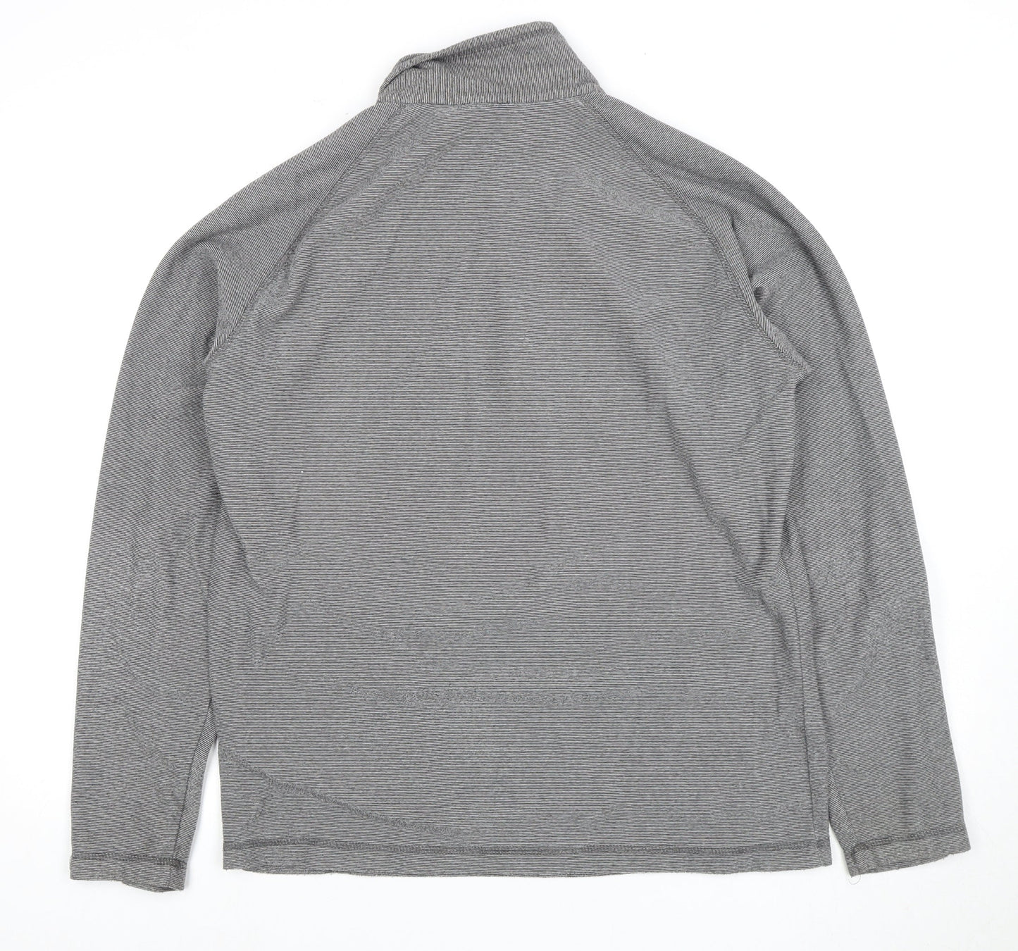 Mens UK Size L Regatta Grey 1/4 Zip Sweatshirt