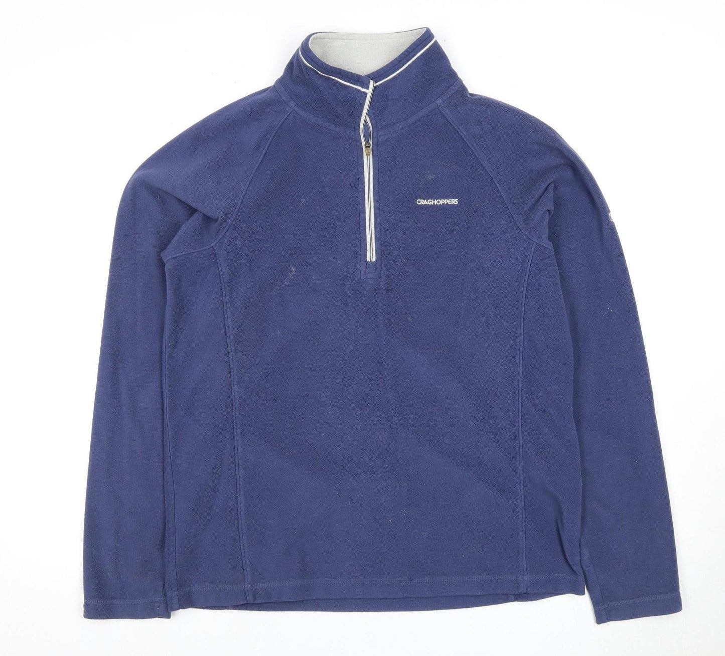 Mens UK Size S Craghoppers Blue 1/4 Zip Sweatshirt