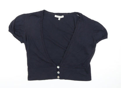 Womens UK Size 12 Laura Ashley Black Cropped Blouse