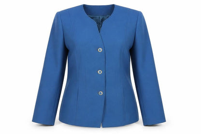 Womens UK Size 10 Eastex Regular Blue Blazer