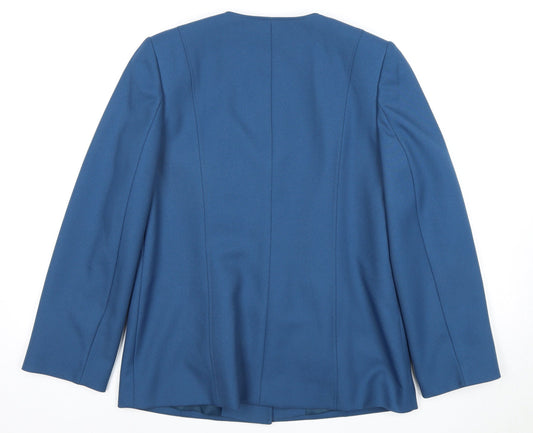 Eastex Women's Blue Blazer, Size 10, Mid-Length Lined