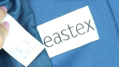 Eastex Women's Blue Blazer, Size 10, Mid-Length Lined