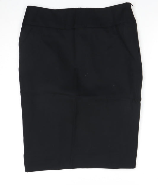 Jaeger Women's Black Wool Pencil Skirt Size 12