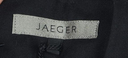 Jaeger Women's Black Wool Pencil Skirt Size 12
