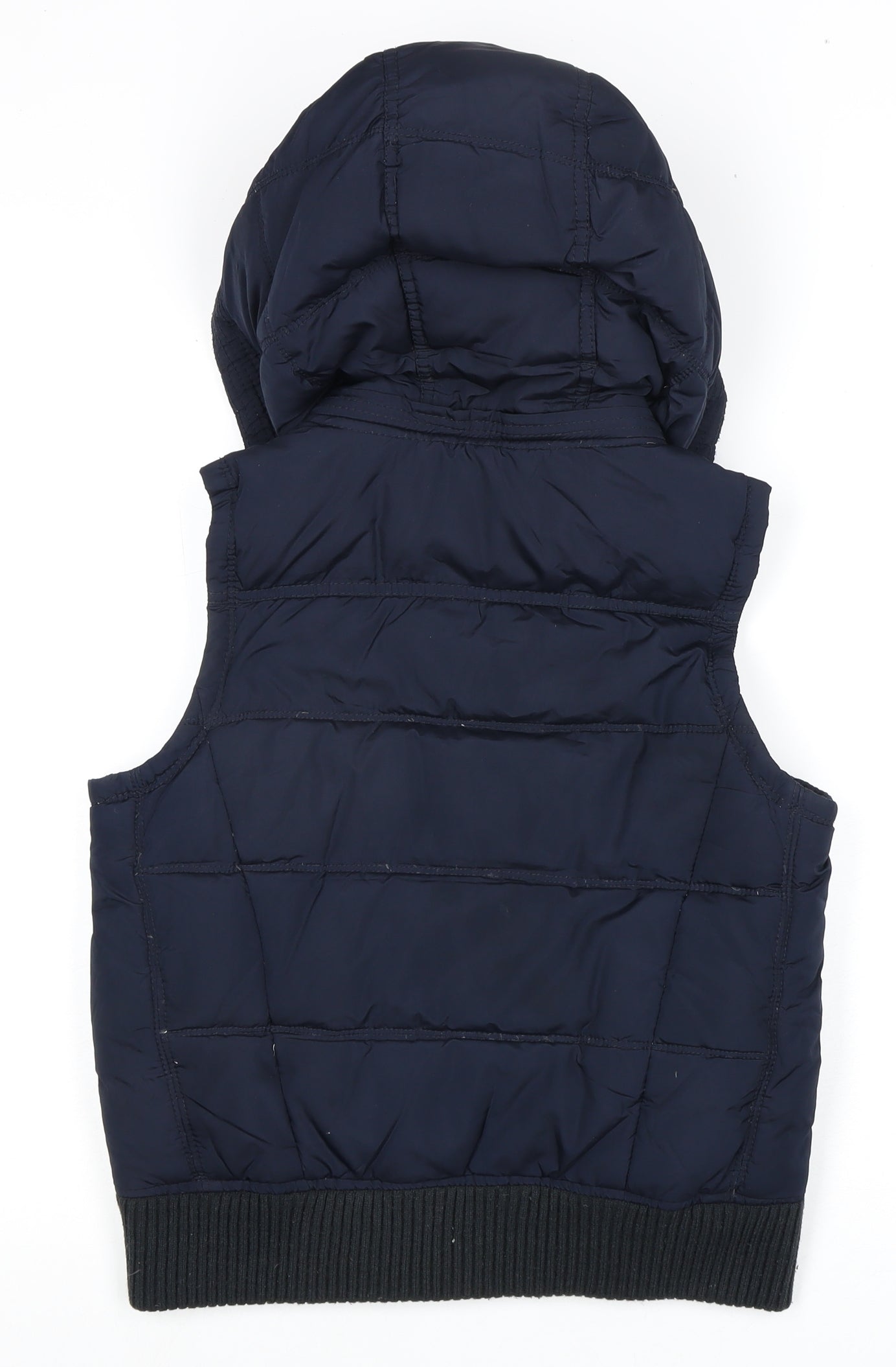 Abercrombie & Fitch Women’s Blue Hooded Waistcoat M