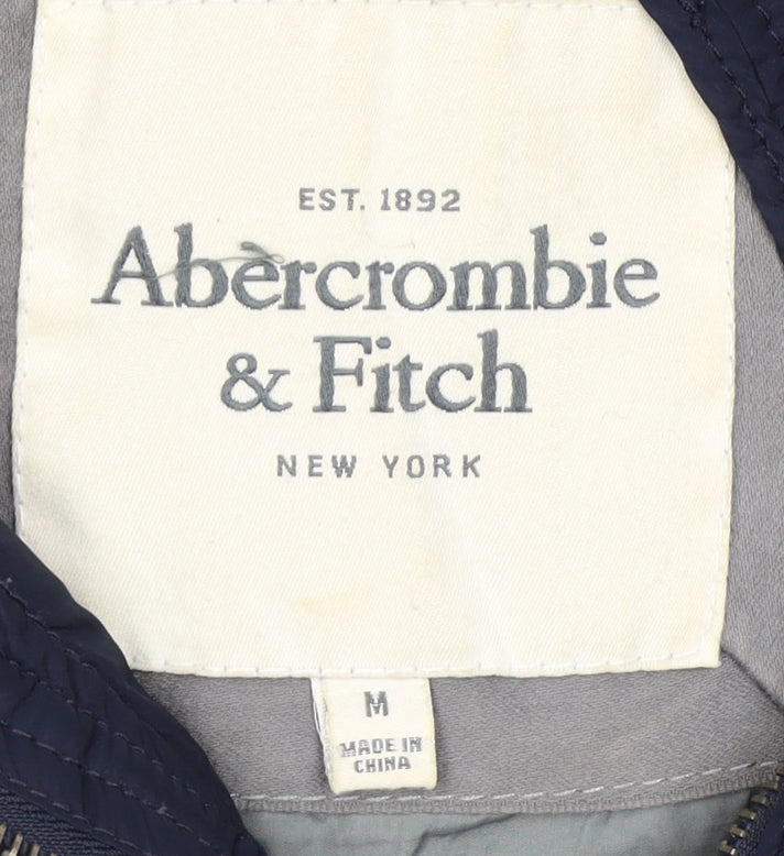 Abercrombie & Fitch Women’s Blue Hooded Waistcoat M