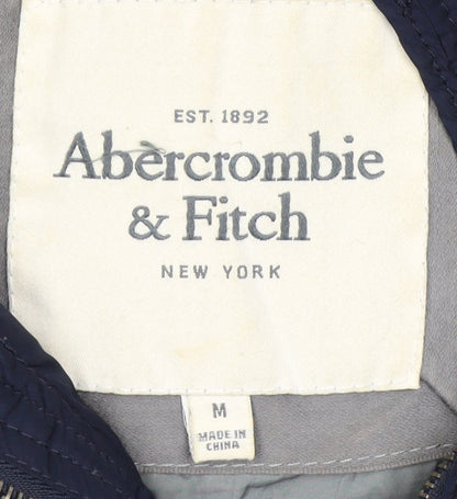 Abercrombie & Fitch Women’s Blue Hooded Waistcoat M