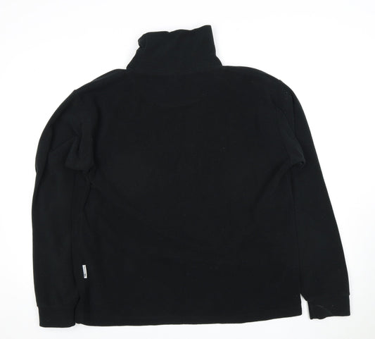 Trespass Men's Black Fleece Sweatshirt, Size M