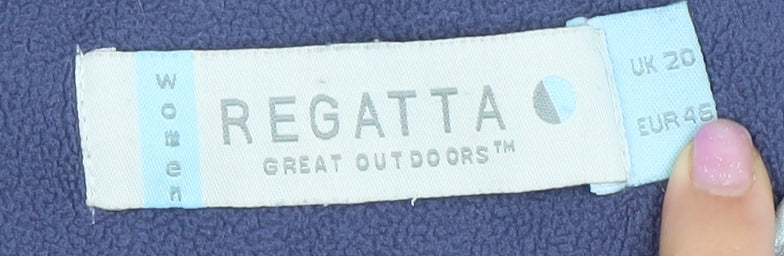 Regatta Women's Blue Pullover Sweatshirt, Size 20