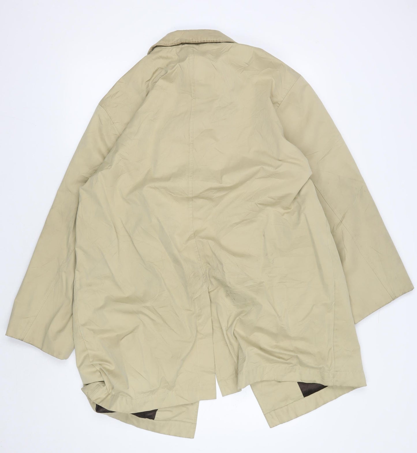 Mens UK Size 40 Bush Beige Overcoat