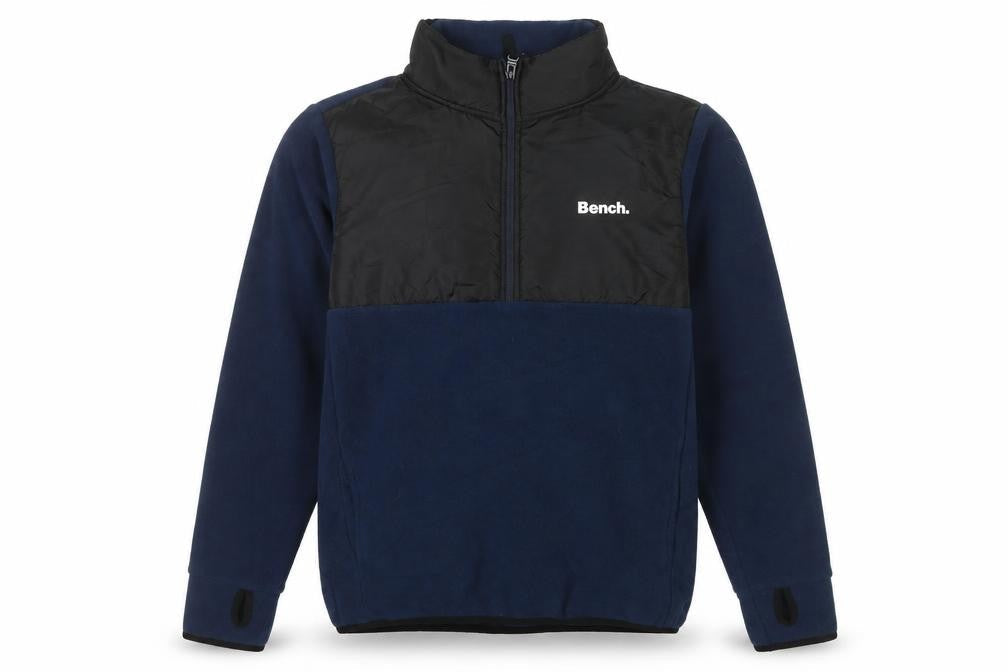 Mens UK Size S Bench Blue Full Zip Sweatshirt