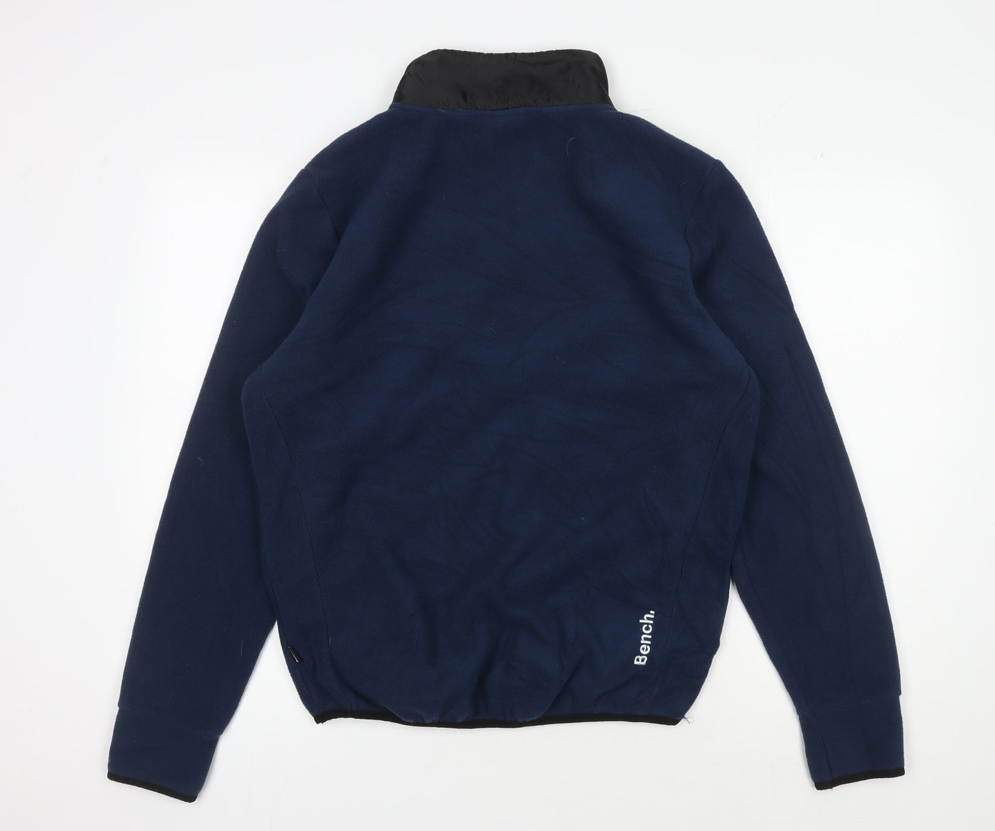 Mens UK Size S Bench Blue Full Zip Sweatshirt