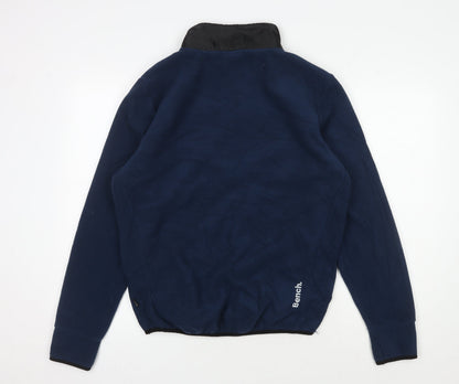Mens UK Size S Bench Blue Full Zip Sweatshirt