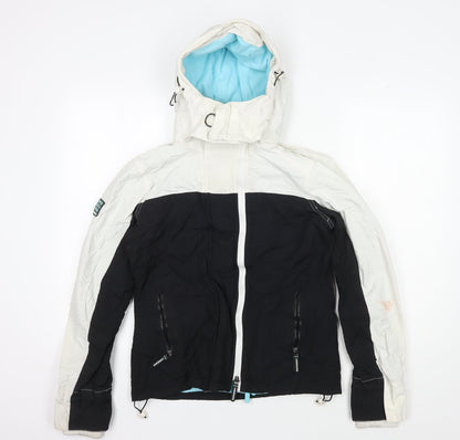 Womens UK Size S Superdry Multicoloured Windbreaker Coat