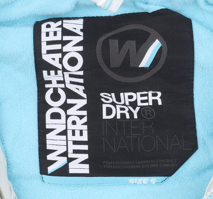 Womens UK Size S Superdry Multicoloured Windbreaker Coat