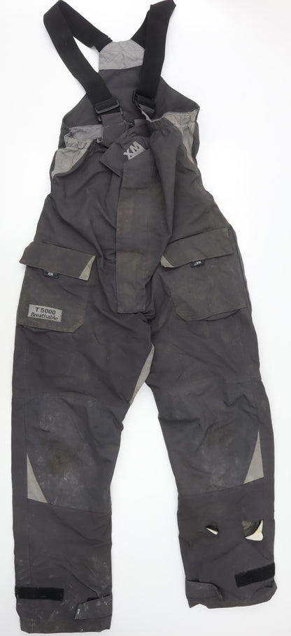 XM Men's Black Cargo Trousers XS Breathable Quick-Dry
