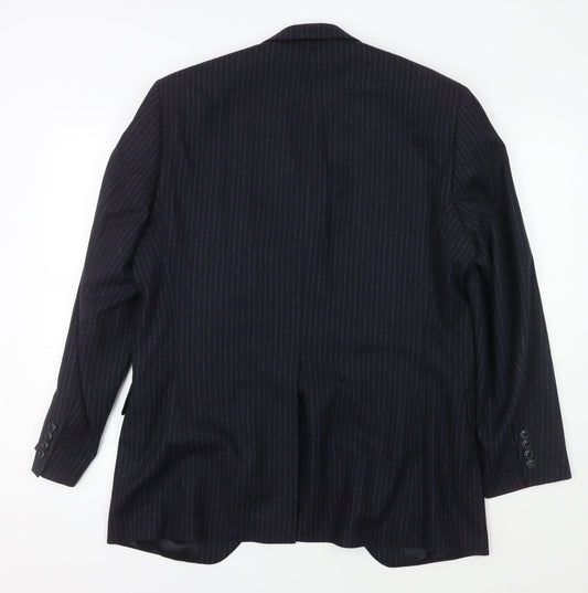 Austin Reed Men's Blue Stripe Suit Jacket Size 40R