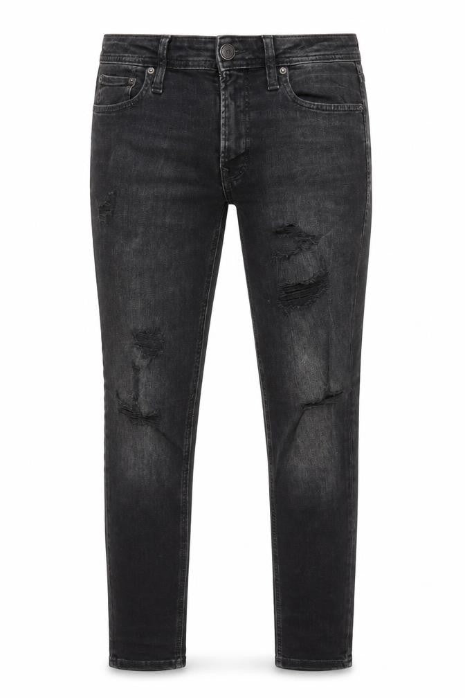 Mens UK Size 31 JACK & JONES Slim Fit Skinny Black Jeans