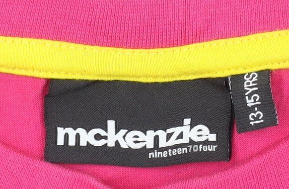 McKenzie Girls Pink Graphic T-Shirt - 13-14 Years